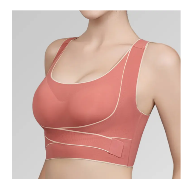 สปอร์ตบราสายไขว้กระดุมหน้า