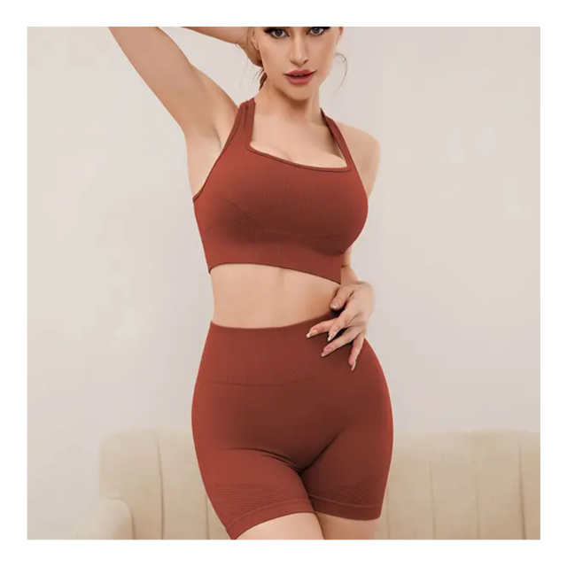ชุดแมทกางเกงกีฬาขาสั้น สปอร์ตบรา (บรา+กางเกงขาสั้น)